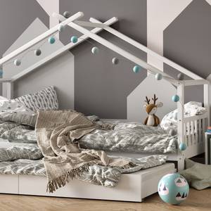 Lit cabane Design 36826 Blanc