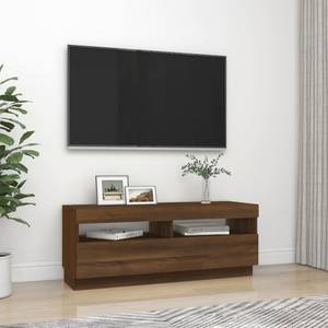 Meuble tv 3009233 Marron foncé - Largeur : 100 cm