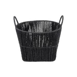 Ornement Basket Set Store, Set of 3 Noir - Textile - 38 x 32 x 41 cm