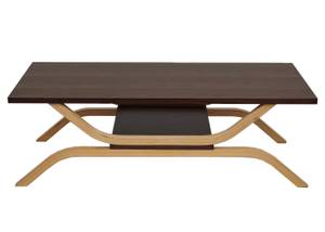 Couchtisch H38 Braun - Holz teilmassiv - 110 x 35 x 48 cm