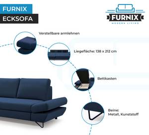 Ecksofa LOFFI Marineblau