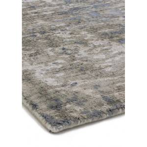 Tapis de salon moderne fait main BYGAT Anthracite - 160 x 230 cm