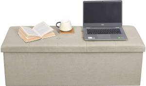 Sitzhocker Vivienne Beige