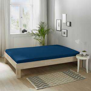 Spannbettlaken 153647 Blau - 180-200 x 200 cm