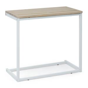 Table pour portable  ECO 70x36x63 BL-NA Blanc - Bois massif - Bois/Imitation - 70 x 63 x 36 cm