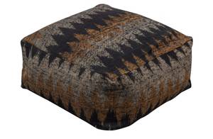 Tabouret Kras Noir - Textile - 60 x 25 x 60 cm