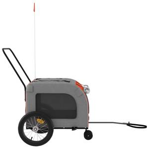 Remorque vélo pour chien 3028770-2 Orange - 121 x 65 x 63 cm