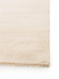 Tapis de laine Bent Blanc crème - 70 x 140 cm