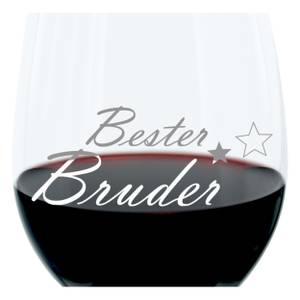 Gravur-Weinglas Bester Bruder Glas - 9 x 23 x 9 cm