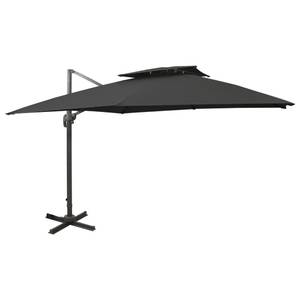 Parasol en porte-à-faux 3007472 Noir