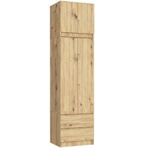 Surmeuble pour Armoire S60 2P CLP Chêne clair