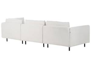 Modulsofa EGERIS 3-tlg Beige - Schwarz - Creme - Armlehne davorstehend rechts