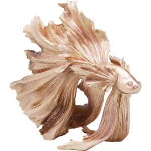 Deko Figur Betta Fish Gold - Kunststoff - 34 x 57 x 63 cm