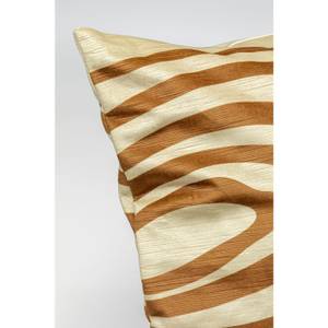 Coussin zèbre Beige - Textile - 45 x 45 x 12 cm