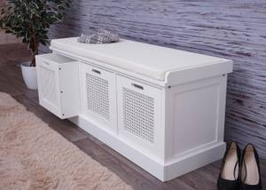 Banc J49 boites de rangement Blanc crème - Blanc pur