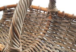 Aufbewahrungskorb WOVENPICKER GR Grau - Rattan - 35 x 15 x 58 cm