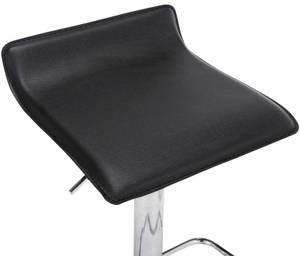 Tabouret de bar Dyn Lot de 2 Noir