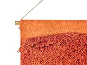 Wandbehang KAMALIA Braun - Orange - Pink - Weiß - Naturfaser - 58 x 112 x 4 cm