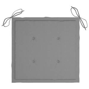 Gartenstuhl-Kissen 3005021-1 (2er Set) Grau - 50 x 50 cm