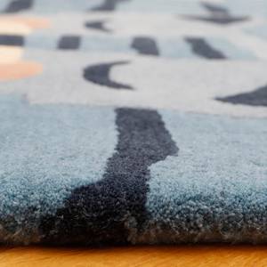 BLUE TIGGER tapis enfant tigre Bleu - Fibres naturelles - Textile - 65 x 2 x 125 cm