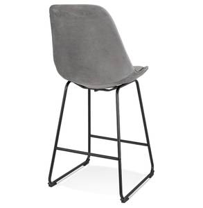 Tabouret De Bar BULLY Noir - Gris