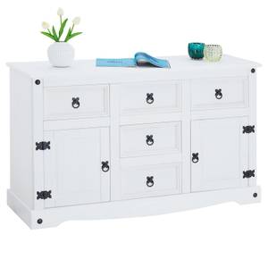 Buffet RURAL Blanc - Bois massif - 125 x 76 x 40 cm