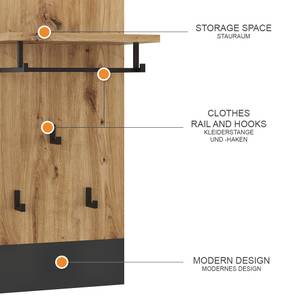 Wandgarderobe Selena 50045 44 x 83 x 26 cm