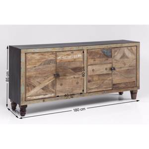 Buffet Duld Range Marron - Bois massif - 180 x 85 x 40 cm