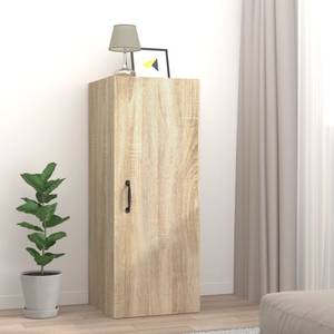 Klassischer Hängeschrank mit 3 Fächern Braun - Holzwerkstoff - 35 x 90 x 34 cm