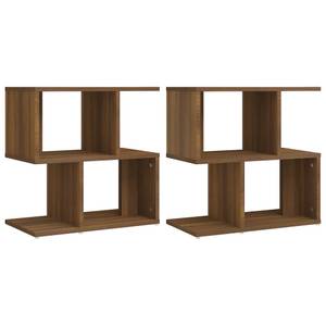 Table de chevet (lot de 2) 3007998_2 Marron foncé