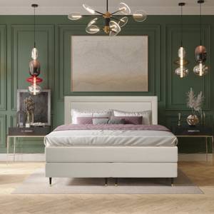 Boxspringbett Fuum Beige - Breite: 180 cm