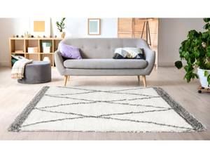 Tapis de salon HANIA Gris - Textile - 160 x 4 x 230 cm