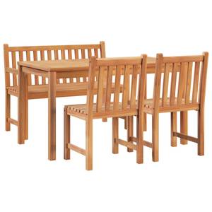 Salle à manger (lot de 4) 3157151 Marron - Bois massif - Bois/Imitation - 80 x 77 x 140 cm