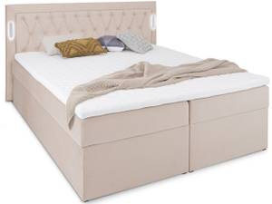 Boxbett Arona 1 mit Bettkasten Beige - Breite: 160 cm