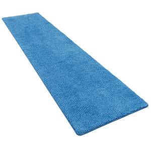 Hochflor Shaggy Läufer Teppich Palace Blau - 80 x 320 cm