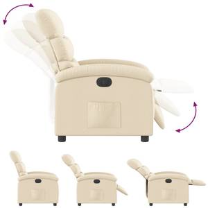 Fauteuil inclinable électrique 3032262-4 Crème