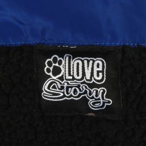 Hundejacke Leon Schwarz - Blau - Textil - 44 x 3 x 30 cm