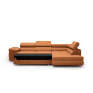 Ecksofa Eckcouch Kosma L Form Sofa Kupfer - Ecke davorstehend rechts