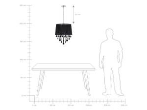 Lampe suspension EVANS Noir