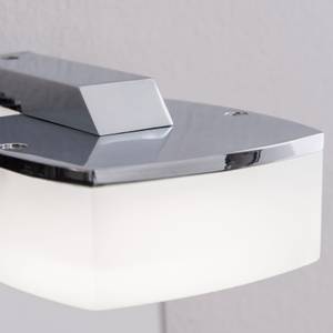 Led Aufsatzleuchte MIRROR Silber - Metall - 7 x 4 x 12 cm