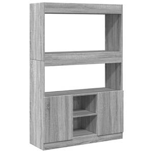 Highboard DE4530 Grau - Holzwerkstoff - 33 x 140 x 92 cm