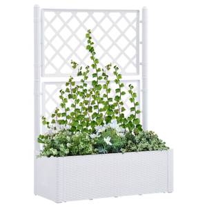 Garten-Hochbeet 3013027 Weiß - Kunststoff - 43 x 142 x 100 cm