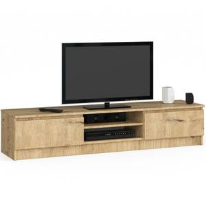 TV-Schrank K160 2T 1S CLP Eiche Hell Dekor