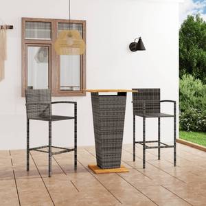 Gartenbar-Set (3-teilig) 3008865-1 Grau