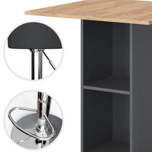 Set de table de bar Rodeo 35219 Anthracite