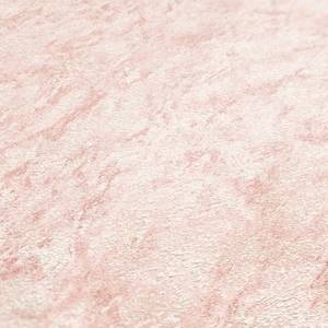 Strukturtapete Rosé Pink - Kunststoff - Textil - 53 x 1005 x 1 cm