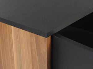 Sideboard KURO Schwarz - Braun - Holzwerkstoff - 160 x 74 x 40 cm