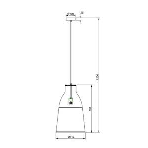 Suspension Nomi en bambou Beige - Bambou - 31 x 120 x 31 cm