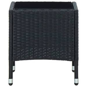 Gartentisch 3005530 Schwarz - Kunststoff - Polyrattan - 40 x 45 x 45 cm