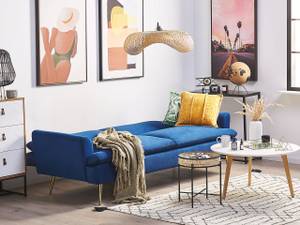 Schlafsofa VETTRE Blau - Gold - Marineblau